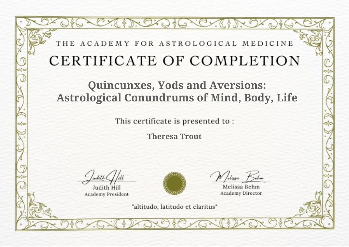 Theresa Trout 2025-04-18 Certificate